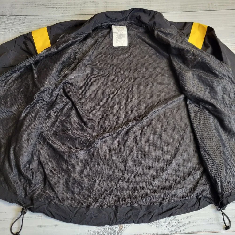U.S. Army Unisex Medium‎ Track Jacket Physical Fitness Uniform Black Yellow